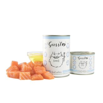 Gussto Fresh Salmon Mokra Karma dla kota op. 375g