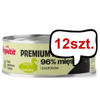 Comfy Appetit Premium Mousse z Kaczką Mokra karma dla kota 85g Pakiet 12szt.