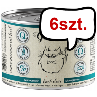 Gussto Fresh Deer Mokra Karma dla kota op. 200g Pakiet 6szt.