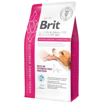 Brit Veterinary Diet Hypoallergenic Hydrolized Protein Sucha Karma dla psa op. 12kg