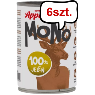 Comfy Appetit Mono Jeleń Mokra karma dla psa 400g Pakiet 6szt.
