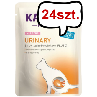 Kattovit Feline Diet Urinary z łososiem (Lachs) Mokra Karma dla kota op. 85g Pakiet 24szt.