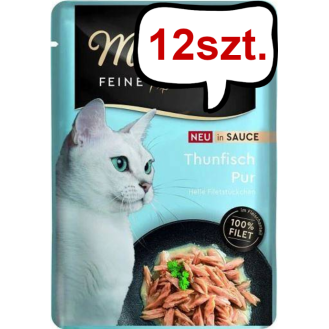 Miamor Feine Filets Adult Tuńczyk w sosie Mokra Karma dla kota op. 100g SASZETKA Pakiet 12szt.