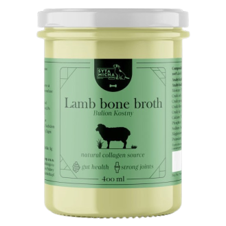 Syta Micha Lamb Bone Broth Bulion z kości jagnięcych dla psa op. 400ml