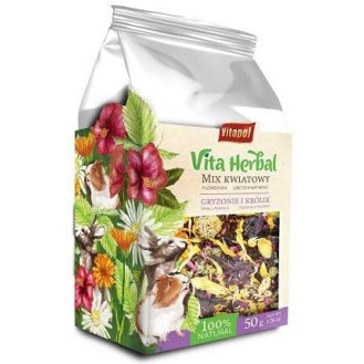 Vitapol Przysmak Vita Herbal Mix kwiatowy dla gryzonia op. 50g