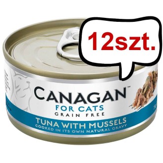 Canagan For Cats Tuna with Mussels Mokra Karma dla kota op. 75g Pakiet 12szt.