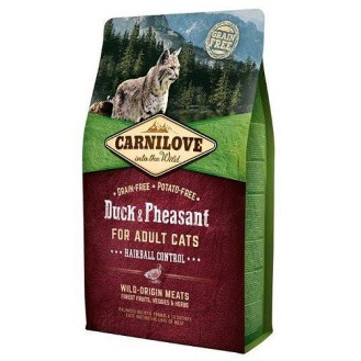 Carnilove Cat Hairball Control Duck&Pheasant Sucha Karma dla kota op. 2kg