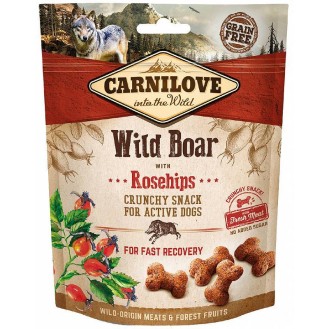 Carnilove Przysmak Crunchy Wild Boar with rosehips dla psa op. 200g