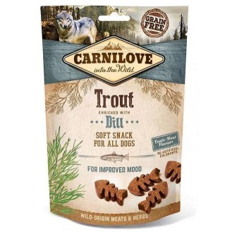 Carnilove Przysmak Soft Trout with dill dla psa op. 200g