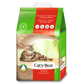 Cat's Best Żwirek drzewny Original (Eco Plus) dla kota op. 17.2kg (40l)
