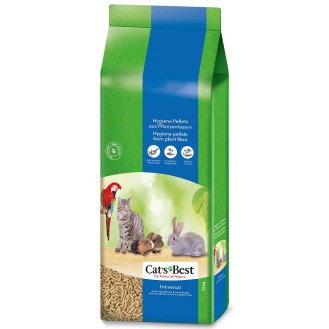 Cat's Best Żwirek drzewny UNIVERSAL dla zwierząt domowych op. 22kg (poj. 40l)
