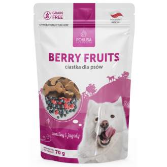 Pokusa Przysmak Berry Fruits owoce i zioła dla psa op. 70g