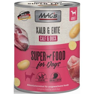 Mac's Adult Cielęcina z kaczką Mokra Karma dla psa op. 800g