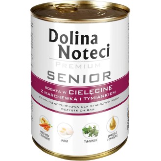 Dolina Noteci Premium Senior Cielęcina Mokra Karma dla psa op. 400g