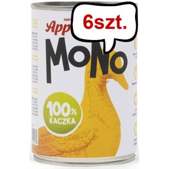 Comfy Appetit Mono Kaczka Mokra karma dla psa 400g Pakiet 6szt.