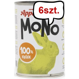 Comfy Appetit Mono Królik Mokra karma dla psa 400g Pakiet 6szt.
