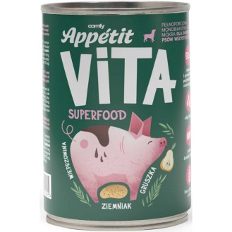 Comfy Appetit Vita Wieprzowina Mokra karma dla psa 400g WYPRZEDAŻ