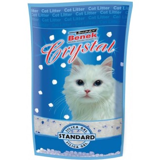 Super Benek Żwirek silikonowy Crystal zapach naturalny dla kota poj. 3.8l