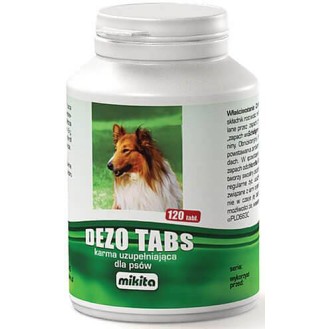 Mikita Preparat neutralizujący zapachy Dezo Tabs dla psa op. 120 tabletek