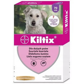 Bayer Kiltix Obroża na kleszcze i pchły dla psa dł. 70cm