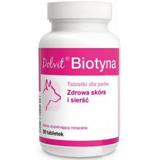 Dolvit Preparat na skórę i sierść Biotyna DOG dla psa op. 90 tabletek