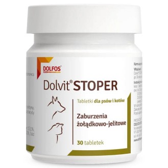 Dolvit Preparat na biegunkę Stoper dla psa i kota op. 30 tabletek