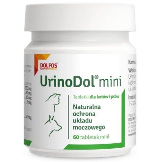 Dolfos Preparat na drogi moczowe Urinodol DOG&CAT MINI dla psa i kota op. 60 tabletek