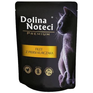 Dolina Noteci Premium Adult Filet z piersi kurczaka Mokra Karma dla kota op. 10x85g