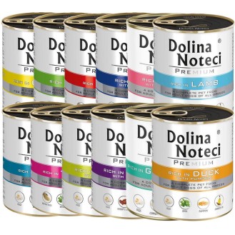 Dolina Noteci Premium Pakiet degustacyjny Mokra Karma dla psa op. 12x800g