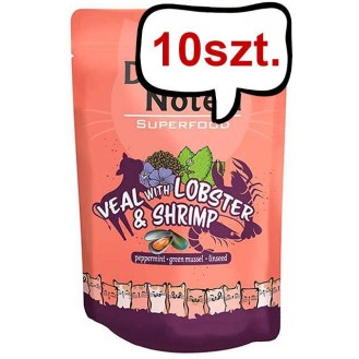 Dolina Noteci Superfood Adult Cielęcina z homarem i krewetkami Mokra Karma dla kota op. 10x85g