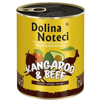 Dolina Noteci Superfood Kangur z wołowiną Mokra karma dla psa op. 800g