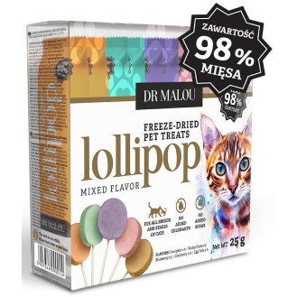 Dr Malou Przysmak Lollipop Mix smaków dla kota op. 25g