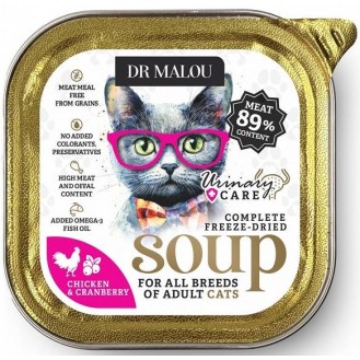 Dr Malou Soup Chicken&Cranberry Liofilizowana Karma dla kota op. 12g