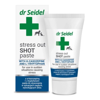 Dr Seidel Preparat uspokajający Stress out SHOT paste dla psa i kota op. 30g