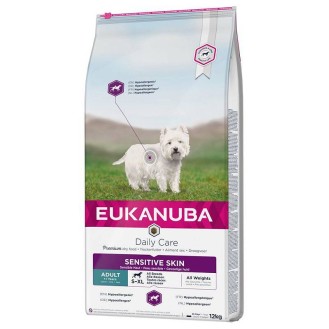 Eukanuba Daily Care Adult Sensitive Skin Sucha Karma dla psa op. 2x12kg MEGA-PAK