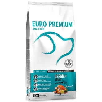 Euro Premium Adult Small Derma+ Łosoś Sucha Karma dla psa op. 10kg