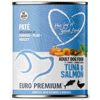 Euro Premium Pate Adult Tuna&Salmon Mokra Karma dla psa op. 400g