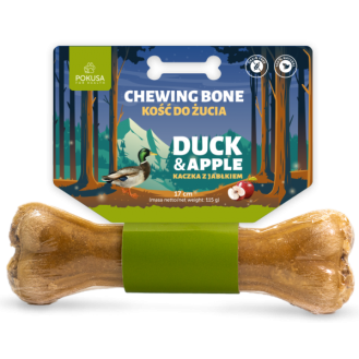 Pokusa Feel The Wild Chewing Bone Kość z kaczką i jabłkiem dla psa dł. 17cm WYPRZEDAŻ