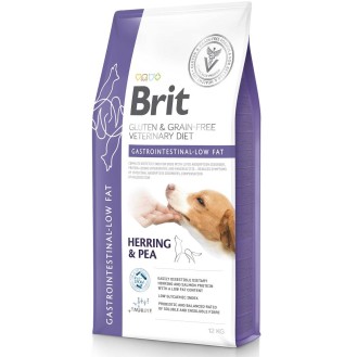 Brit Veterinary Diet Gastrointestinal LOW FAT Herring&Pea Sucha Karma dla psa op. 12kg