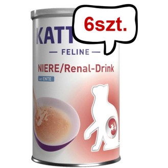 Kattovit Feline Niere/Renal-Drink Kaczka Mokra Karma dla kota poj. 135ml Pakiet 6szt.