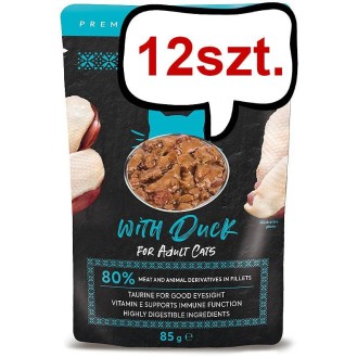 Fitmin For Life Cats Adult with Duck Mokra Karma dla kota op. 85g Pakiet 12szt.