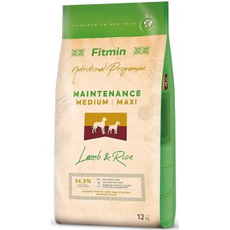 Fitmin Adult Medium/Maxi Lamb&Rice Sucha Karma dla psa op. 2x12kg MEGA-PAK