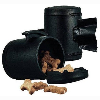Flexi Akcesorium do smyczy automatycznej Multi Box 2w1 dla psa i kota kolor czarny
