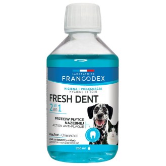 Francodex Płyn do higieny jamy ustnej Fresh Dent dla psa i kota poj. 250ml