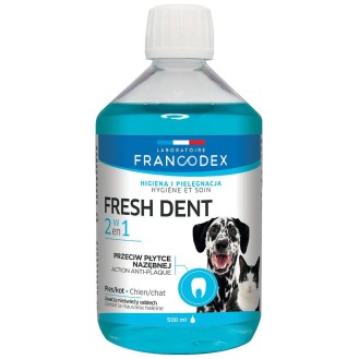 Francodex Płyn do higieny jamy ustnej Fresh Dent dla psa i kota poj. 500ml