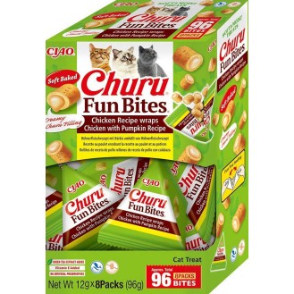 Inaba Ciao Churu Fun Bites Chicken&Pumpkin Recipe Przysmak dla kota op. 8x12g