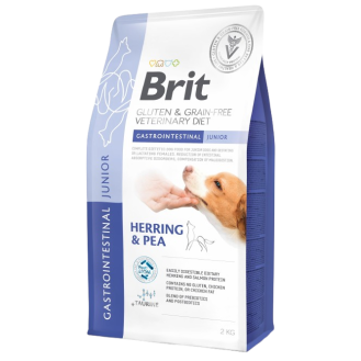 Brit Veterinary Diet Gastrointestinal JUNIOR Herring&Pea Sucha Karma dla psa op. 2kg