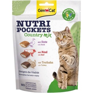 GimCat Przysmaki Nutri Pockets Country Mix dla kota op. 150g