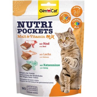 GimCat Przysmaki Nutri Pockets Malt&Vitamin Mix dla kota op. 150g