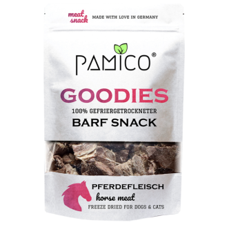 Pamico Goodies Freeze Dried Mięso konia Przysmaki liofilizowane dla psa i kota op. 50g